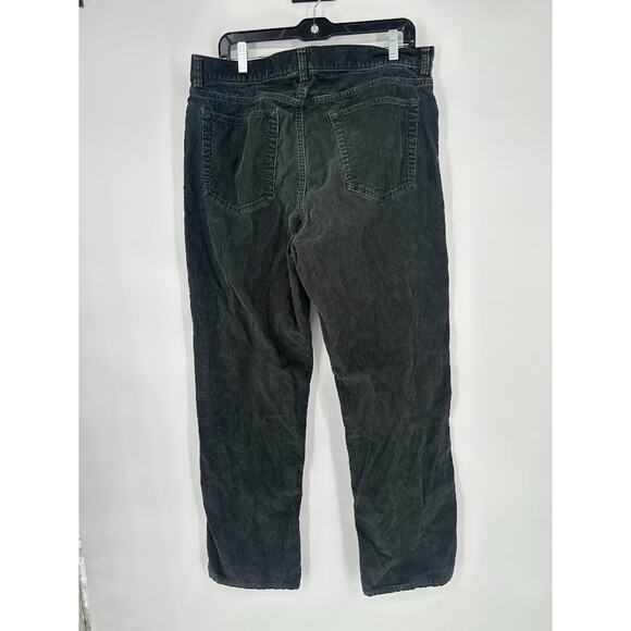 J Crew Mens Vintage Dark Gray Corduroy Pants Straight 36x32 Preppy 100% Cotton - Picture 4 of 7